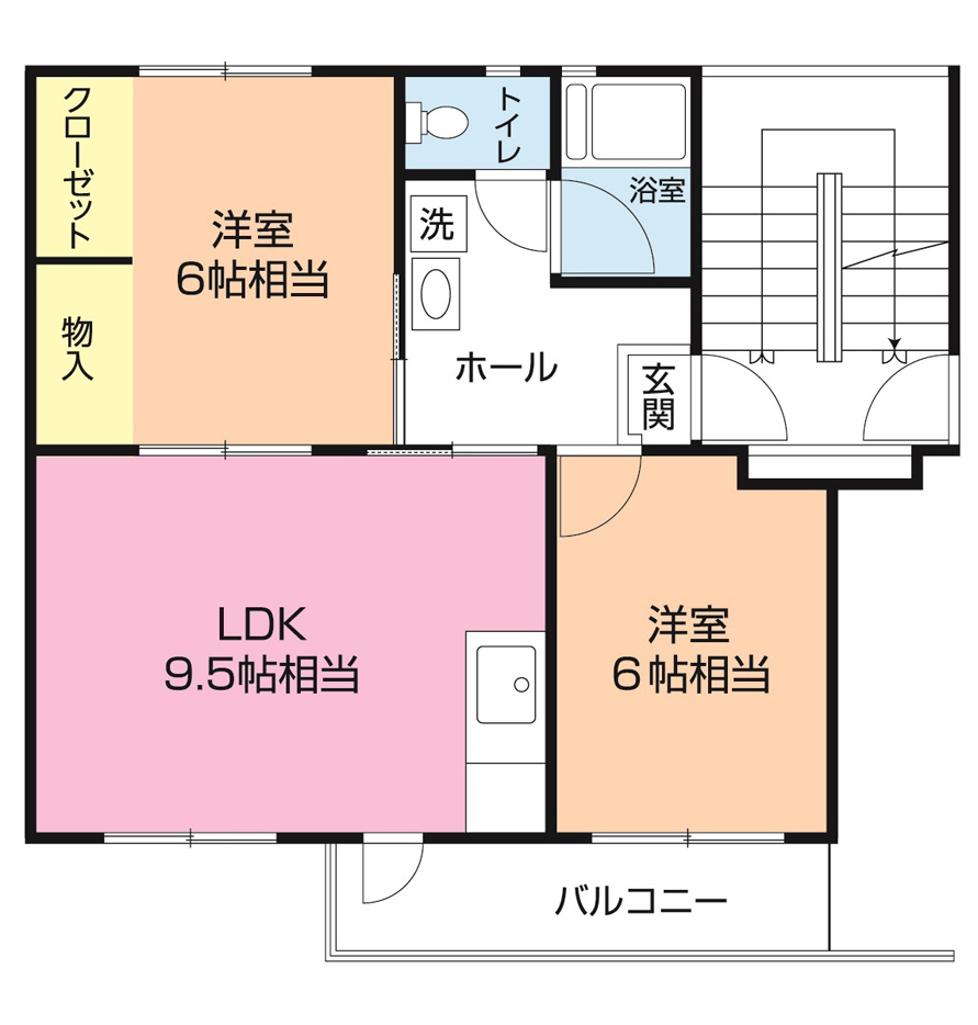 轟町団地 2-304号室