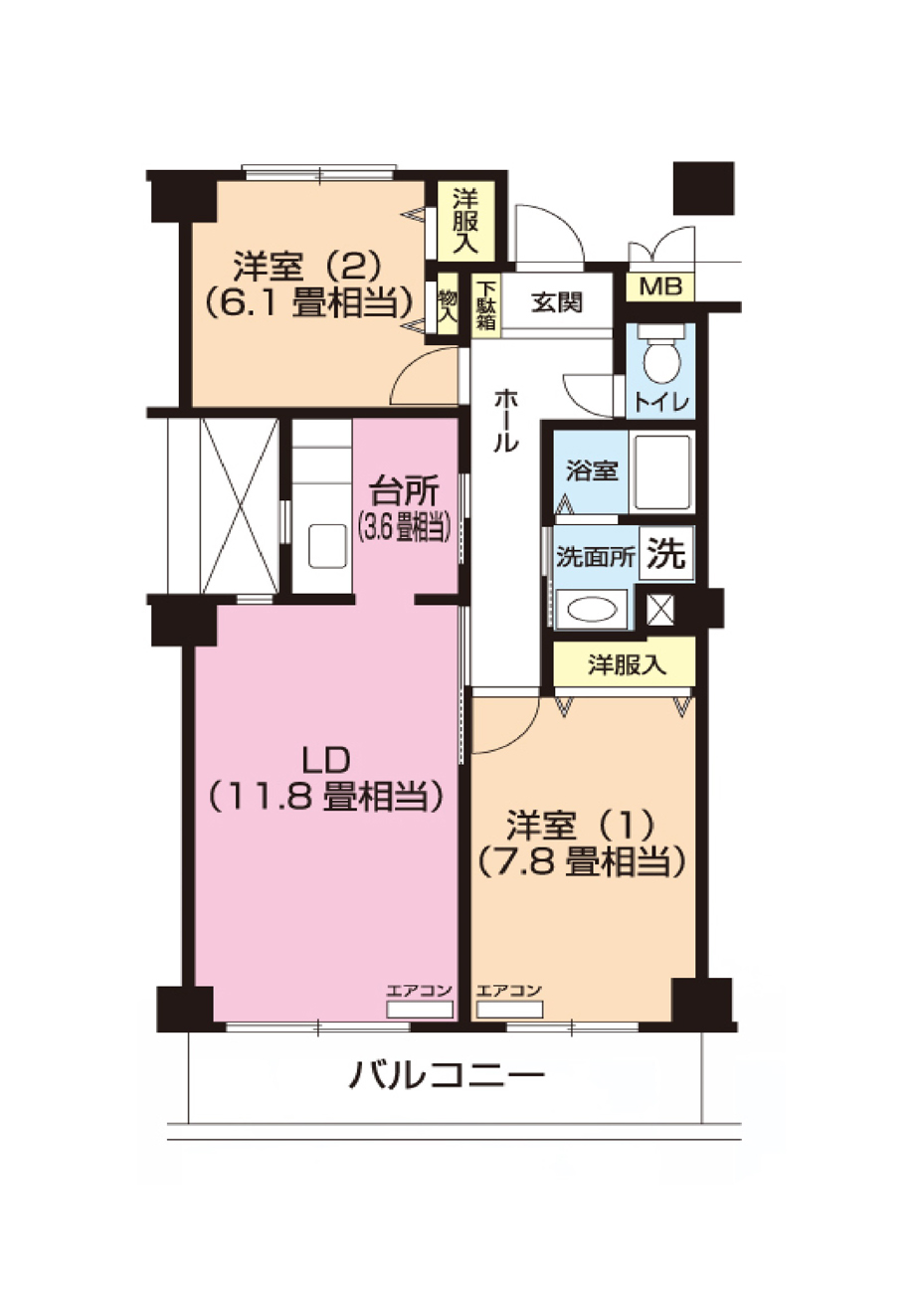パティオス９番街 609号室