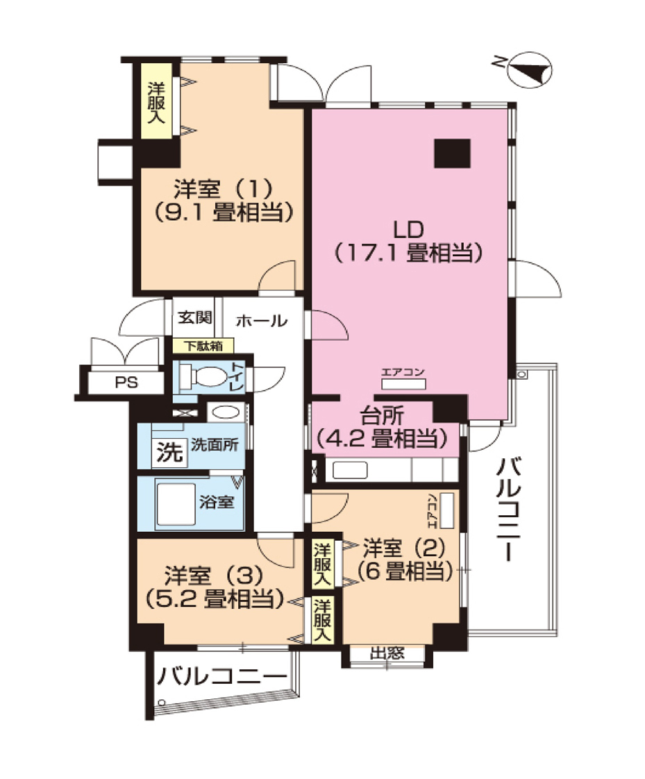 パティオス13番街 506号室