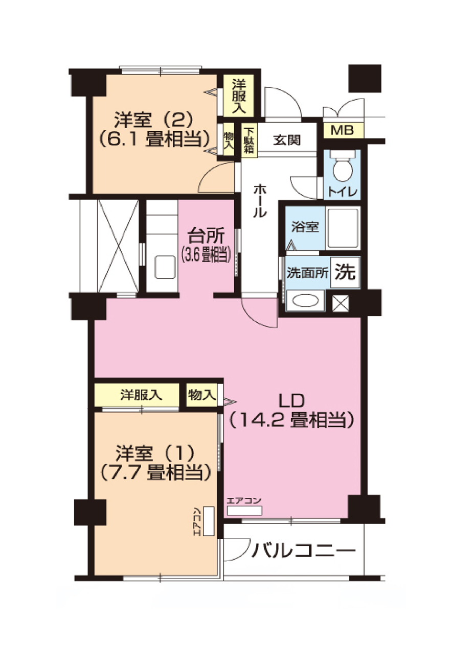 パティオス９番街 408号室
