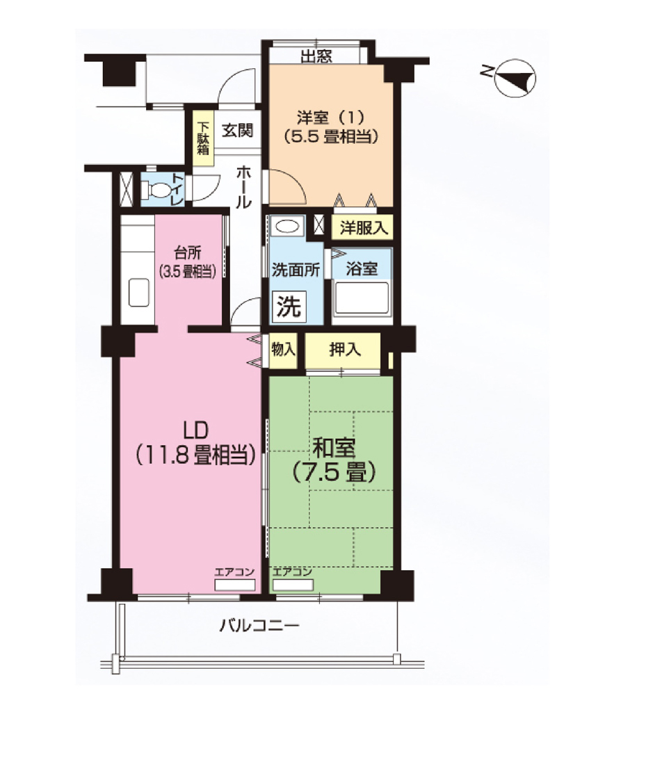パティオス13番街 302号室