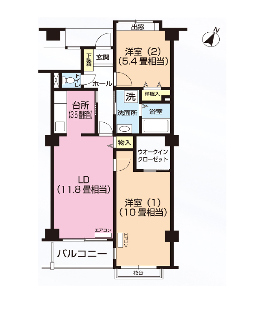 パティオス13番街 421号室