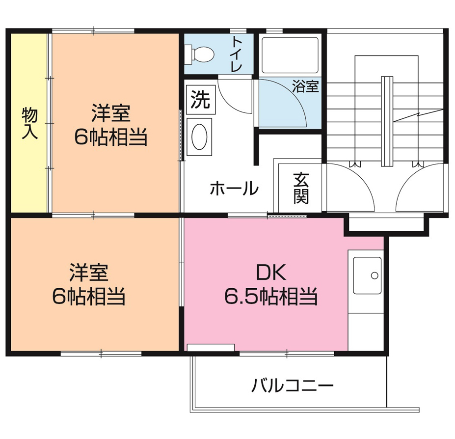 白旗台団地 1-407号室